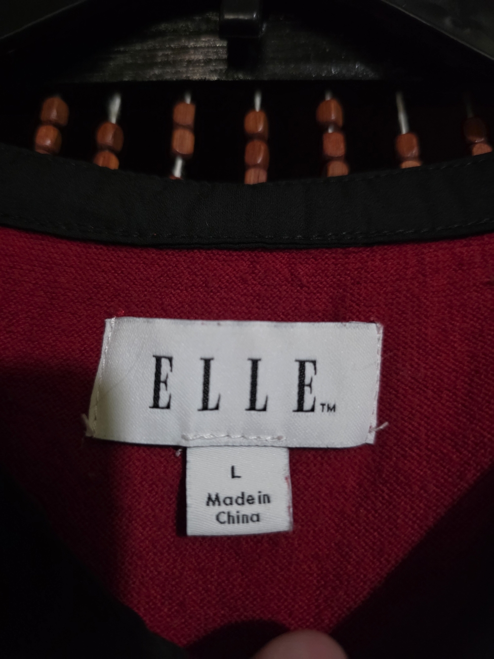 Cute Rockabilly Red Polka Dot Sweater with Black Peter Pan Collar - Picture 2 of 7